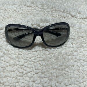 Tom Ford Charcoal Gray with Gold Accents, Smoke Lenses & Original Tom Ford Case
